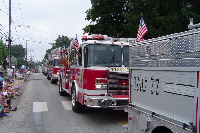 View from Officer's in Tac 77 seat July 4 2008 Skippack Parade