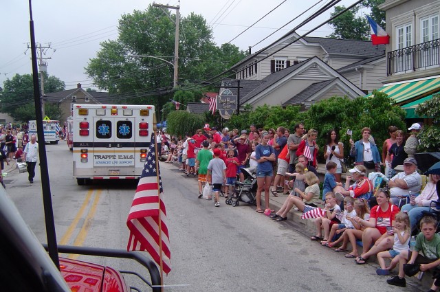 View from Officer's in Tac 77 seat July 4 2008 Skippack Parade