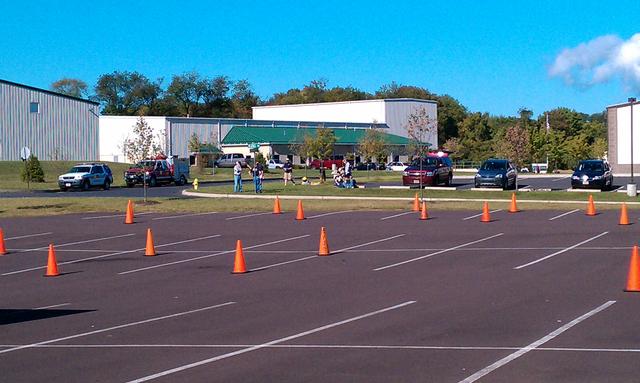 Trappe Fire Company members attending the Emergency Vehicle Opertaions Course