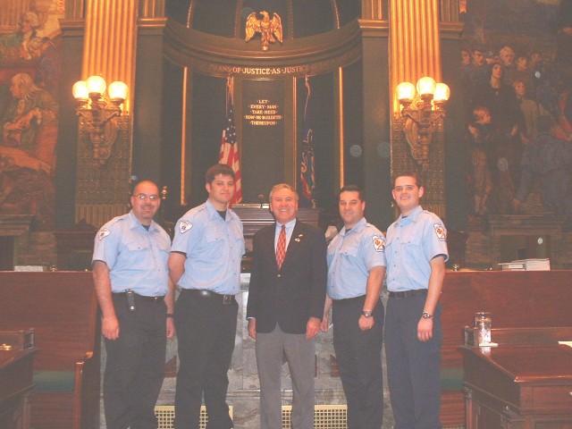 Trappe EMS Strike Team with Senator Rafferty