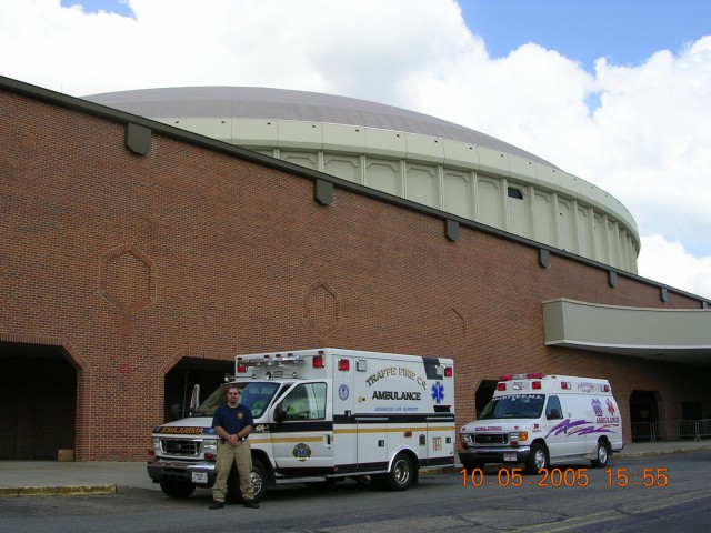 EMT Sheehan at the Cajundome (Katrina/Rita Deployment Oct 2005)