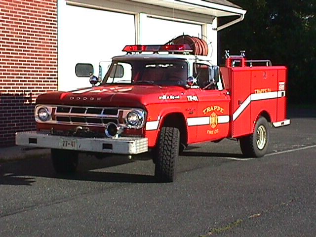 77-41  1968 Dodge Power Wagon with a Reading Utility body.  Tank and Pump Rig made in house  Taken out of Service in 2003