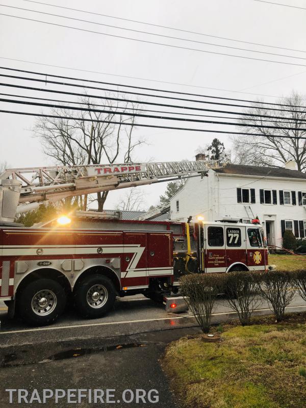 Ladder 77 Responds To Dwelling Fire In Lower Providence - Trappe Fire ...