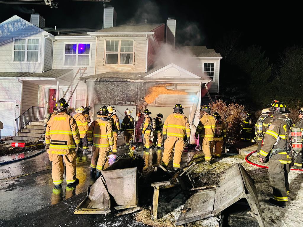 Garage Fire - Thornhill - Trappe Fire Company